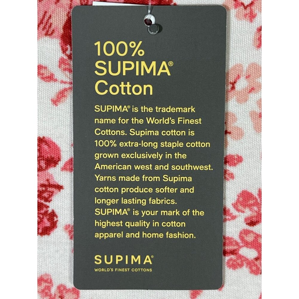 Style & Co Floral Print 3/4 Sleeve Top 0X 100% Supima Cotton - Picture 6 of 8